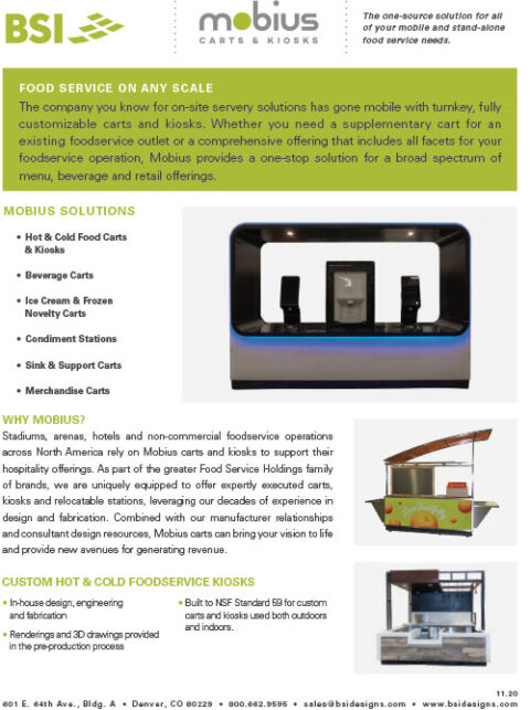 BSI Mobius Carts & Kiosks - High Sabatino Associates